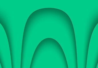 Fondo de capas en arco superpuestas de color azul.