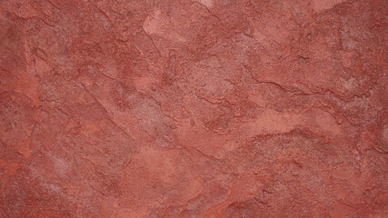 Grunge stone cement floor texture, Surface rough of red concrete sidewalk, Wallpaper background, Top view
