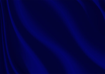 Smooth elegant dark blue silk or satin luxury cloth texture. Luxurious background design. In Sepia toned. Retro style. dark blue silk vector background.