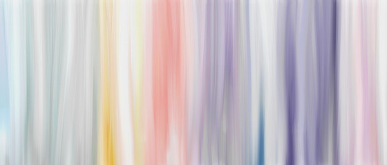 油彩グラデーション抽象背景）白基調の春色ストライプ　ナチュラル　モダン　絵の具　アート　カラフル　バナー