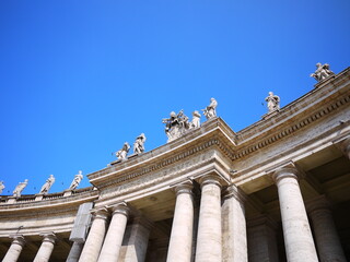Fototapeta na wymiar サンピエトロ大聖堂のバシリカ