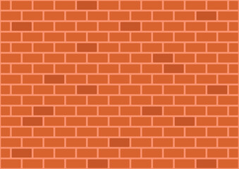 Brick wall seamless Vector illustration background.