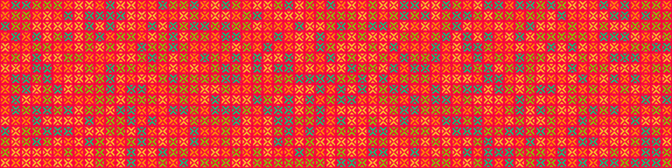 Abstract Geometric Pattern generative computational art illustration