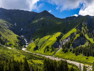 Naklejka premium Adelboden mountains X