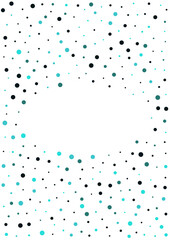 Blue Rain Vector Vector  White Background.