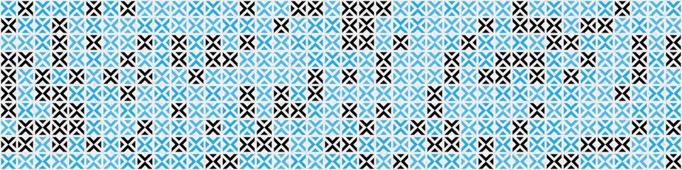 Abstract Geometric Pattern generative computational art illustration