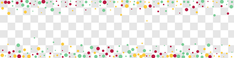 Green Rain Festival Vector Transparent Panoramic