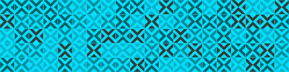 Fototapeta premium Abstract Geometric Pattern generative computational art illustration