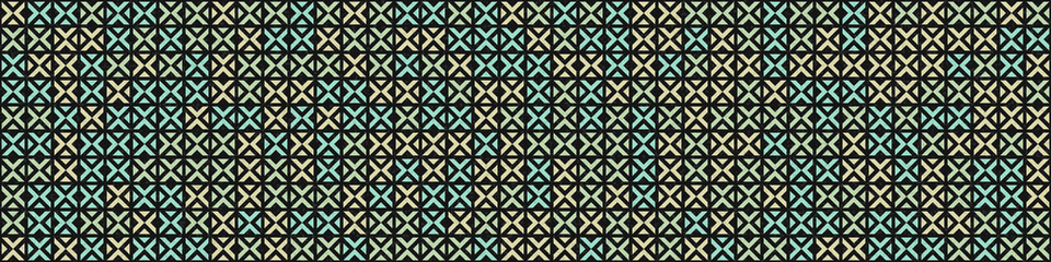 Abstract Geometric Pattern generative computational art illustration