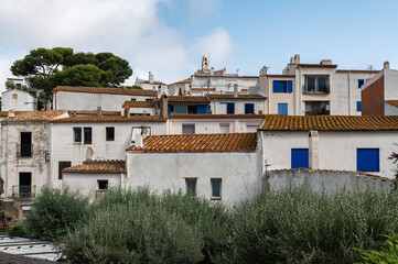 Fototapeta na wymiar The beautiful town of Cadaques on the Costa Brava (Girona, Spain)