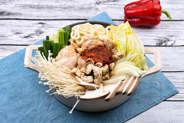 한국음식 요리 내장 막창 곱창 대창 전골