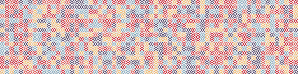 Abstract Geometric Pattern generative computational art illustration