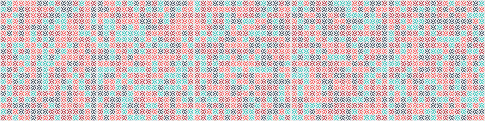 Abstract Geometric Pattern generative computational art illustration