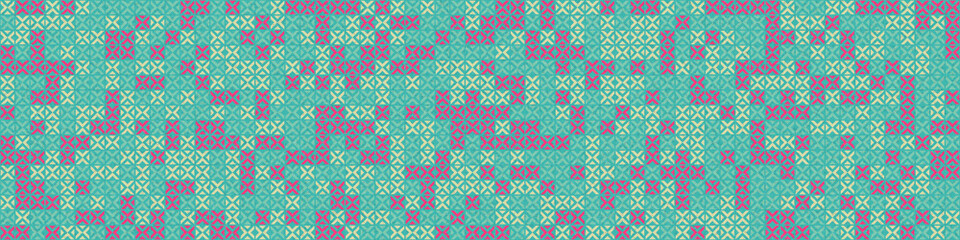 Abstract Geometric Pattern generative computational art illustration