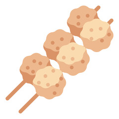 meatball flat icon