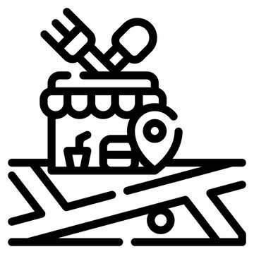 location outline icon