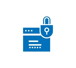 Internet security concept icon. folder lock icon. Isolate folder lock icon. Isolated lad laptop and cyber security icon line style.