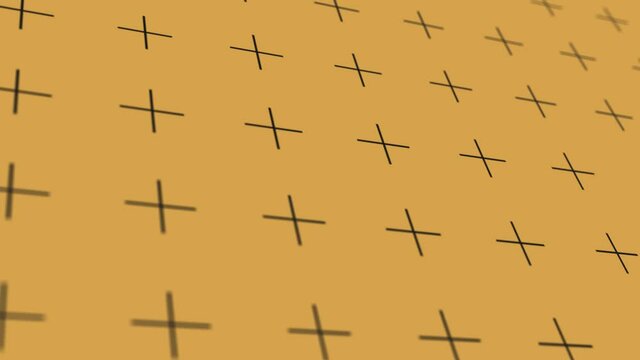 Animated 3D Effect Cross Background