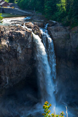 beautiful Snoqualamie Falls just outside of Seattle, Washington