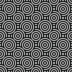 Overlapping Circles Pattern. Seamless pattern. Abstract Background. Ethnic pattern background. 