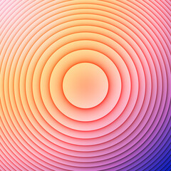Rippled background. content area. Circle background. Abstract background. 3d rendering.