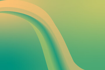 Liquid Shape Abstract Green Colors Combinations