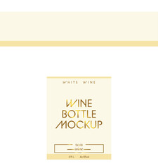 Beautiful wine bottle label, illustration. Mockup for design