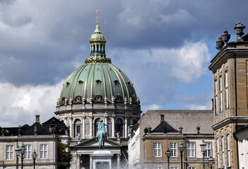 Fototapeta na wymiar Kuppel der Frederikskirche in Kopenhagen