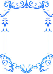 フレーム　レトロでファンタジックな飾り枠