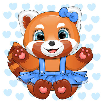 5 106 Best Red Panda Cartoon Images Stock Photos Vectors Adobe Stock