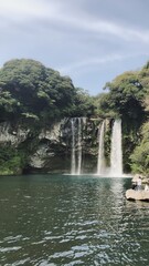 Obraz premium waterfall in the mountains