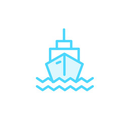 Illustration Vector Graphic of Ship icon
