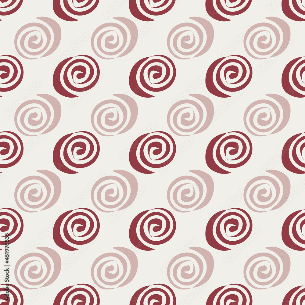 Poster swirl vector seamless repeat pattern print background