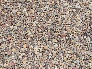 Gravel or pebbles background texture.