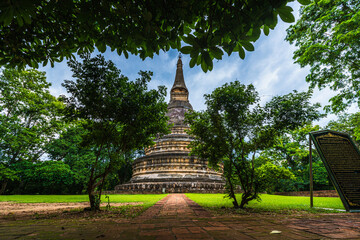 Ancient pagoda Wat Umong Suan Puthatham is a Buddhist temple in the historic centre and is a...