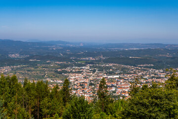 aerial view of the city