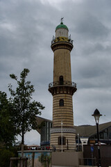 Obraz premium The lighthouse in Rostock-Warnemünde
