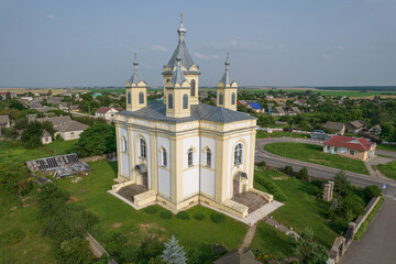 Fototapeta na wymiar Church of the Transfiguration of the Savior, 19th century. Derechin, Belarus. 
