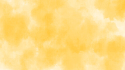 黄色い水彩のテクスチャ , 16:9の背景