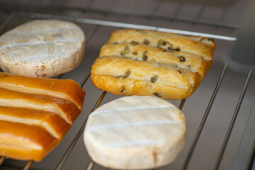 Homemade smoking meat and cheese