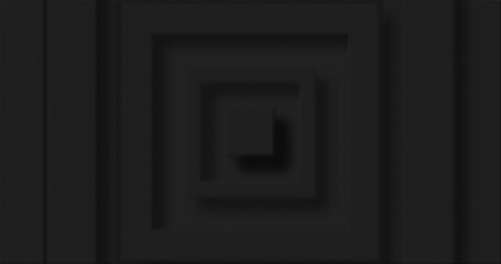 Image of black square layers pulsating on black background