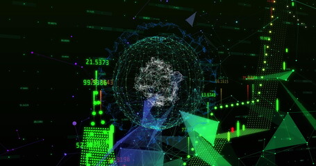 Financial data processing against plexus networks