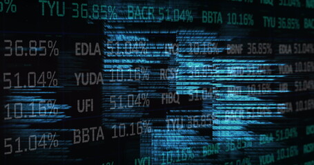 Stock market data processing against data processing