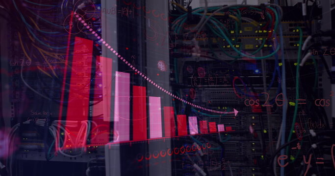 Coronavirus digital interface against server room