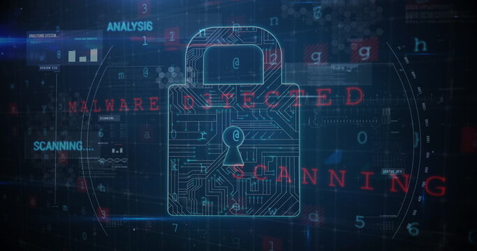 Ransomware attack: digital security at risk 4k