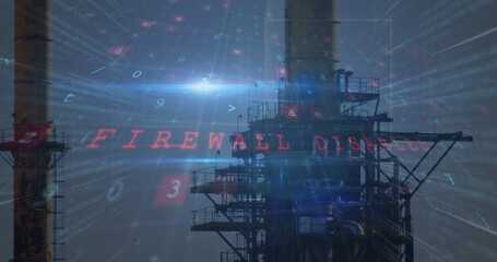 Cyber security data processing against urban industrial site