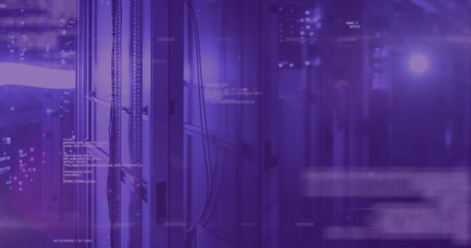 QR code scanner against data processing over computer servers