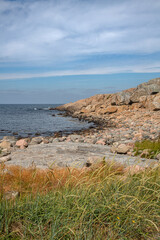 Fototapeta na wymiar Rocky bay in Gothenburg archipelago
