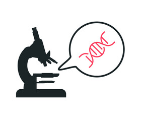 Genetic engineering concept. DNA lab test, microbiology science, gene life research, medical experiment.
