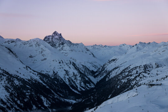 Sonnenaufgang in den Alpen © Alexander